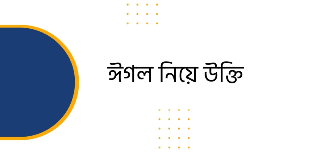 ঈগল নিয়ে উক্তি – বাছাই করা উক্তি কালেকশন - ই বাংলা ঈগল নিয়ে উক্তি